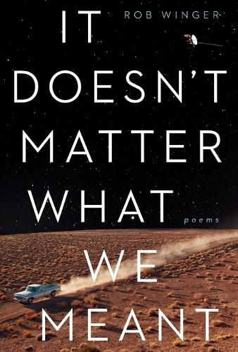 Cover image for It Doesn't Matter What We Meant: Poems