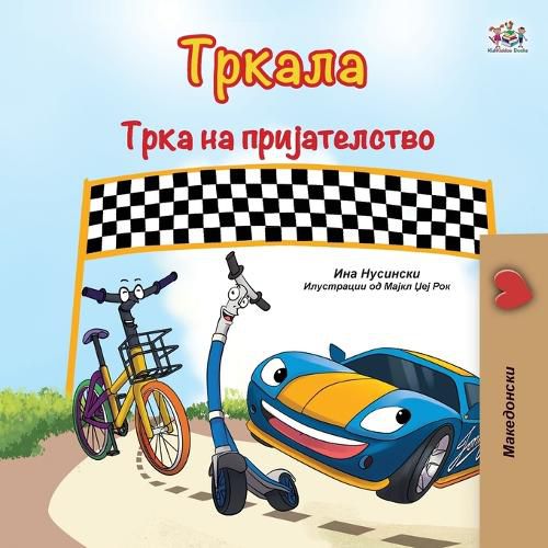 Cover image for The Wheels The Friendship Race (Macedonian Book for Kids)