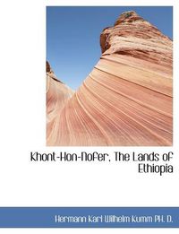 Cover image for Khont-Hon-Nofer, the Lands of Ethiopia