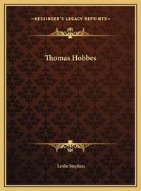 Cover image for Thomas Hobbes Thomas Hobbes