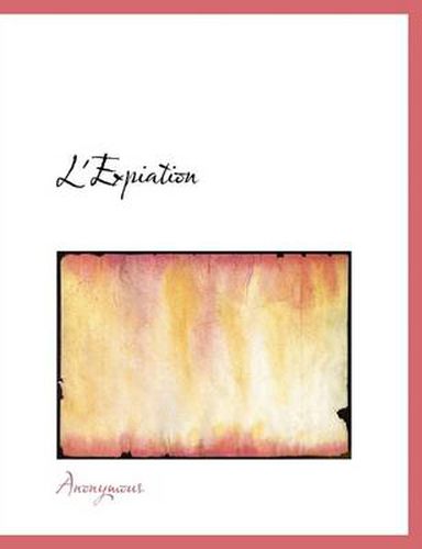 Cover image for L'Expiation