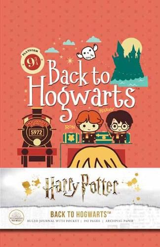 Harry Potter: Back to Hogwarts Hardcover Ruled Journal