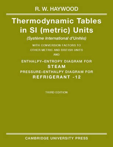 Cover image for Thermodynamic Tables in SI (Metric) Units
