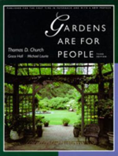 Cover image for Gardens Are For People, Third edition