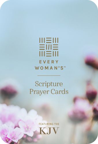 Cover image for Every Woman's Scripture Prayer Cards (Softcover)