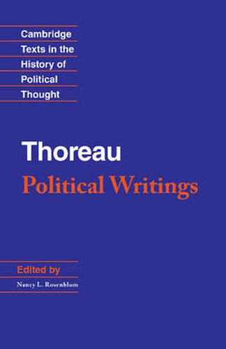 Cover image for Thoreau: Political Writings