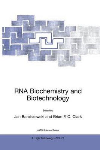 Cover image for RNA Biochemistry and Biotechnology