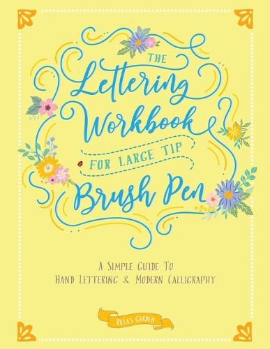 Cover image for The Lettering Workbook for Large Tip Brush Pen