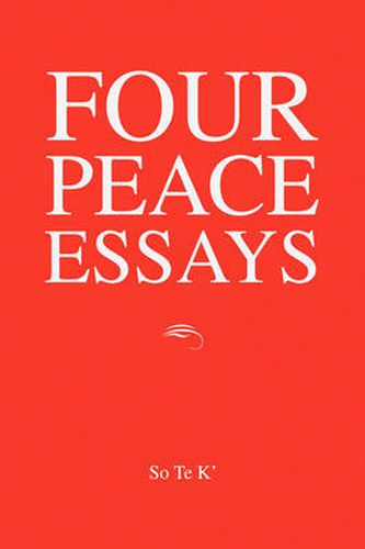 Cover image for Four Peace Essays