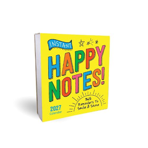 2027 Instant Happy Notes Boxed Calendar