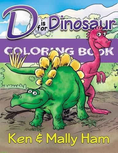 D Is for Dinosaur Coloring Book