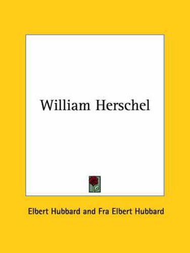 Cover image for William Herschel