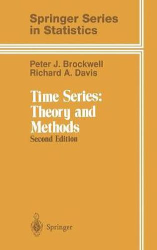 Cover image for Time Series: Theory and Methods