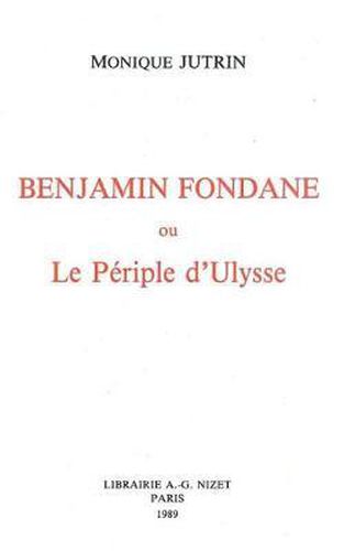 Cover image for Benjamin Fondane Ou Le Periple d'Ulysse