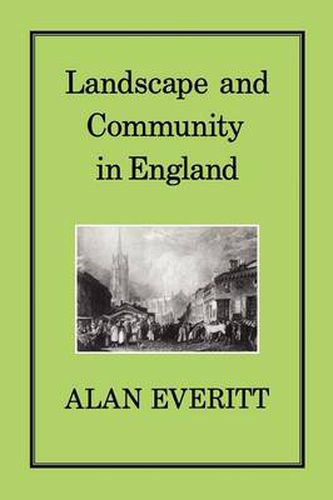 Cover image for Landscape and Community in England