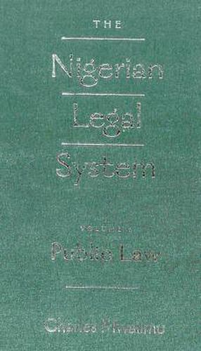 Cover image for The Nigerian Legal System: Public Law