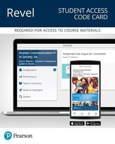 Cover image for Revel for Human Communication in Society -- Access Card