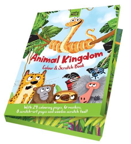 Cover image for Animal Kingdom Colour and Scratch Book