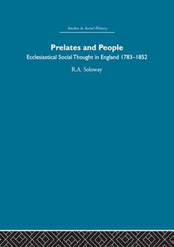 Cover image for Prelates and People: Ecclesiastical Social Thought in England, 1783-1852