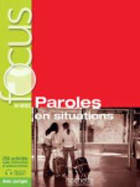 Cover image for Paroles en situations - Livre + CD (A1-B2)