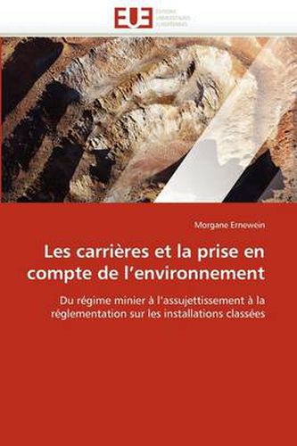 Cover image for Les Carri Res Et La Prise En Compte de L'Environnement