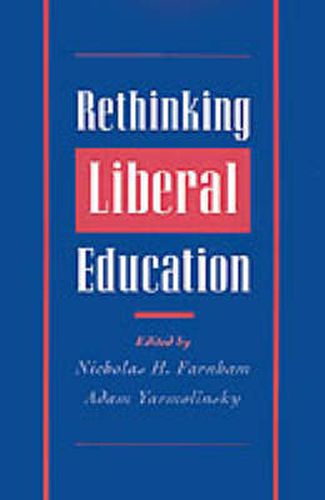 Cover image for Rethinking Liberal Education