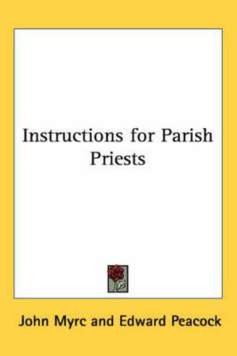 Cover image for Instructions for Parish Priests