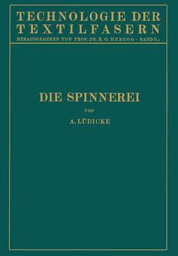 Cover image for Die Spinnerei