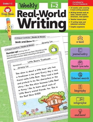 Weekly Real-World Writing, Grades 1-2