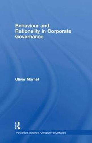 Cover image for Behaviour and Rationality in Corporate Governance