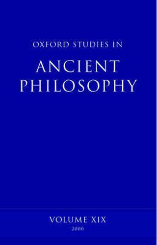 Cover image for Oxford Studies in Ancient Philosophy