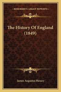 Cover image for The History of England (1849)