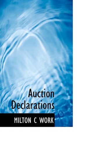 Cover image for Auction Declarations