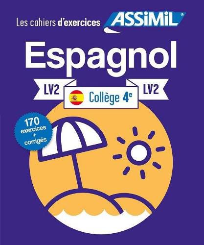 Cover image for Cahier d'exercices ESPAGNOL - niveau classe de 4e - LV2