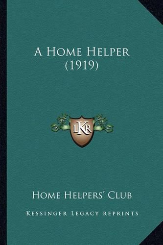 Cover image for A Home Helper (1919)