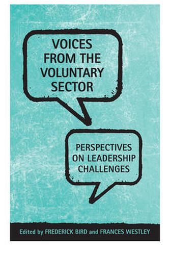 Cover image for Voices From the  Voluntary Sector: Perspectives on Leadership Challenges