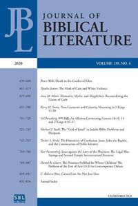 Cover image for Journal of Biblical Literature 139.4 (2020)