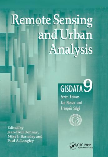 Cover image for Remote Sensing and Urban Analysis: GISDATA 9