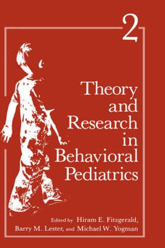 Cover image for Theory and Research in Behavioral Pediatrics