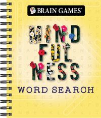 Cover image for Brain Games - Mindfulness Word Search (Yellow)