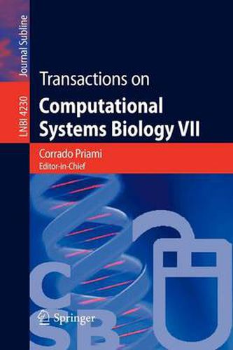 Cover image for Transactions on Computational Systems Biology VII