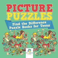 Cover image for Picture Puzzles Find the Difference Puzzle Books for Teens