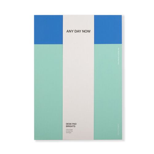 Cover image for AnyDayNow - DeskPad - A4Ruled - Blue+Mint (Portrait)