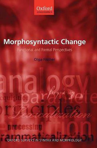 Cover image for Morphosyntactic Change: Functional and Formal Perspectives