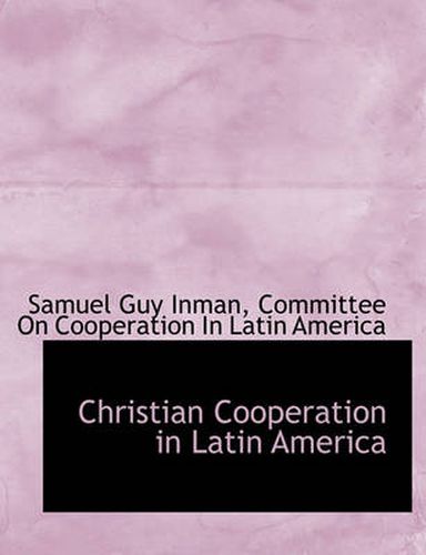 Cover image for Christian Cooperation in Latin America