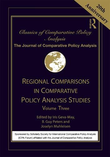 Cover image for Regional Comparisons in Comparative Policy Analysis Studies: Volume Three