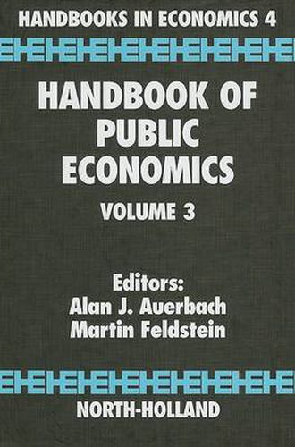Cover image for Handbook of Public Economics