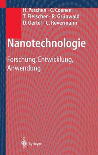 Cover image for Nanotechnologie: Forschung, Entwicklung, Anwendung