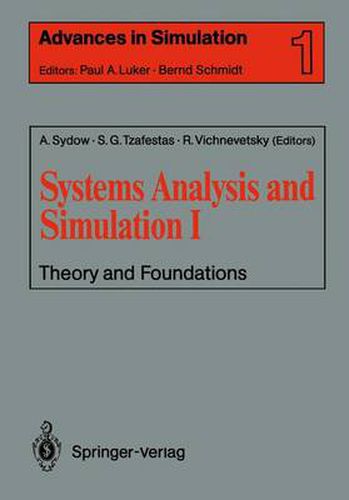 Cover image for Systems Analysis and Simulation I: Theory and Foundations