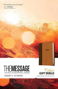 Cover image for Message Deluxe Gift Bible, Brown